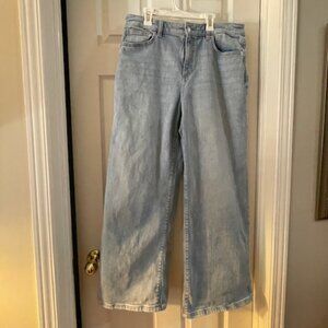 Joe Fresh - High Rise Wide Leg Denim - Size 30 - GUC
